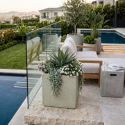 Matera Cemento Lisa 40 Cm - ambiente #ia - Tumatera.co