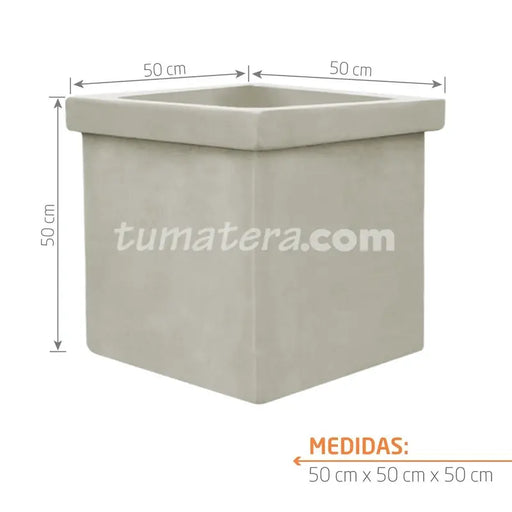 Matera Cemento Con Borde 50 Cm - Tumatera.co