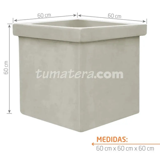 Matera Cemento Con Borde 60 Cm - Tumatera.co