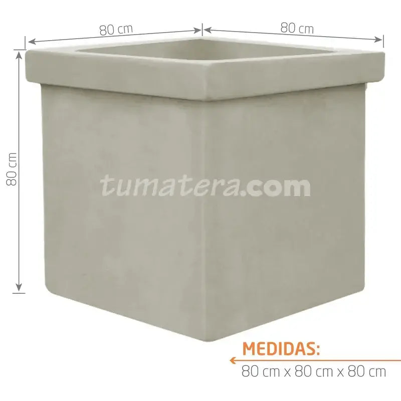 Matera Cemento Con Borde 80 Cm - Tumatera.co