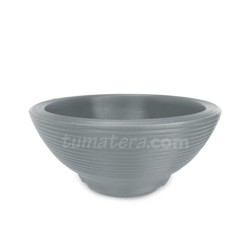 MATERA BOWL POLIETILENO 43 CM GRIS - Tumatera.co