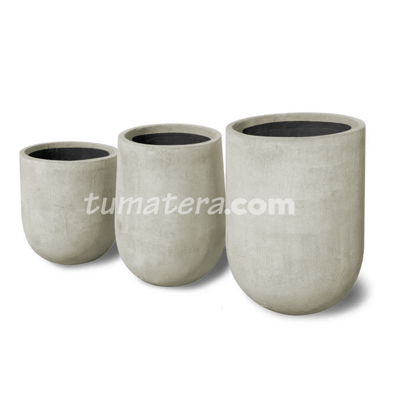 Matera Conica Cemento 80 Cm