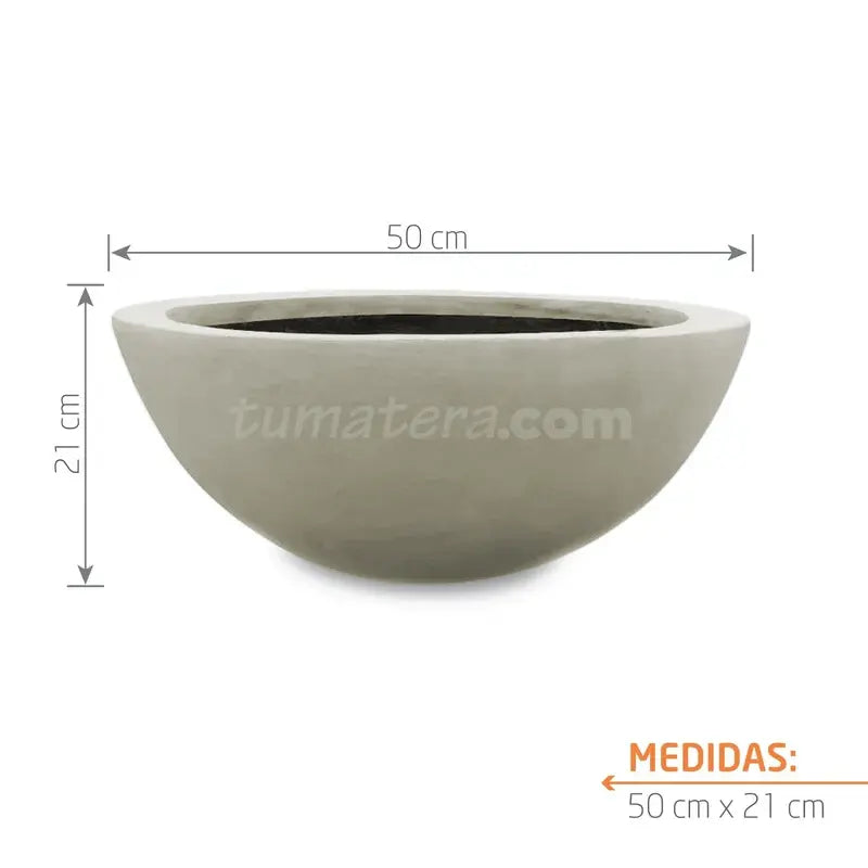 Matera Bowl Cemento 50 Cm