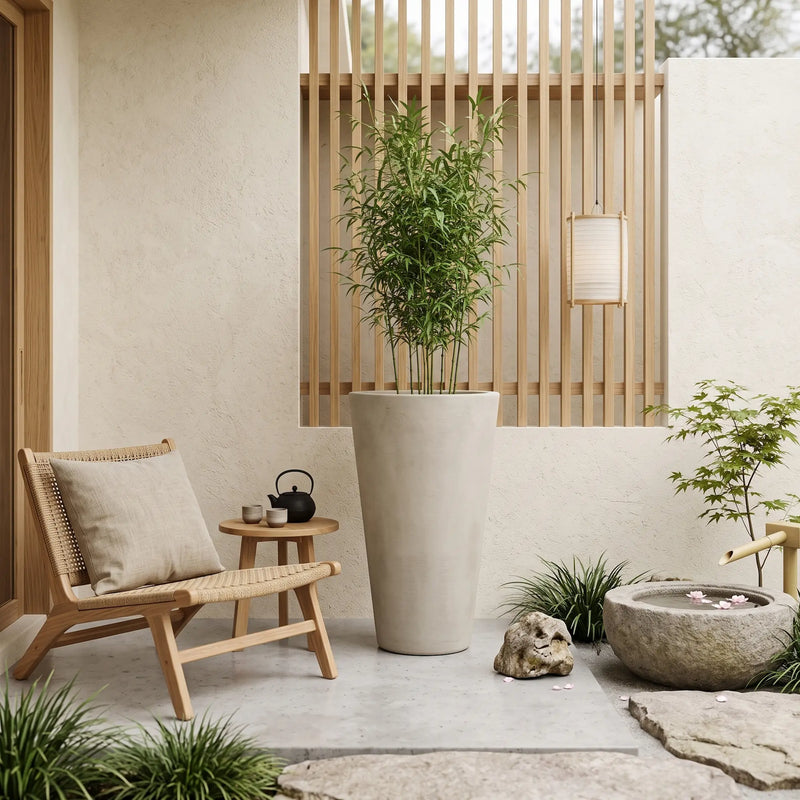 Matera Conica Cemento 61 Cm - ambiente #ia - Tumatera.co