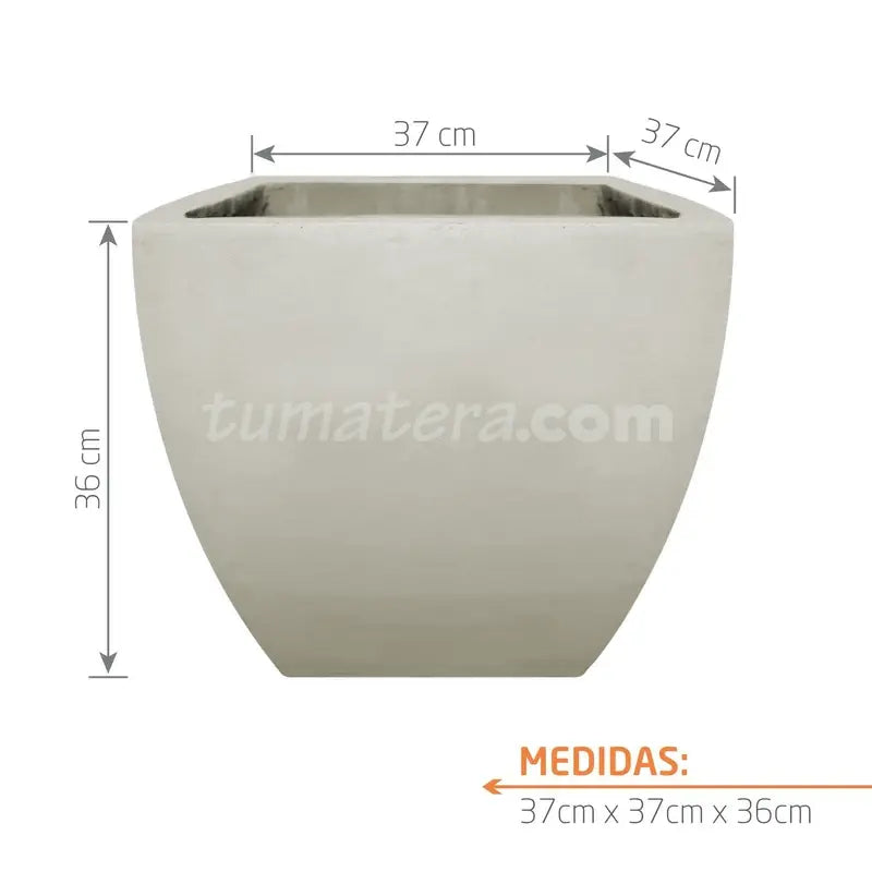 Matera Piramidal Cemento 37 Cm