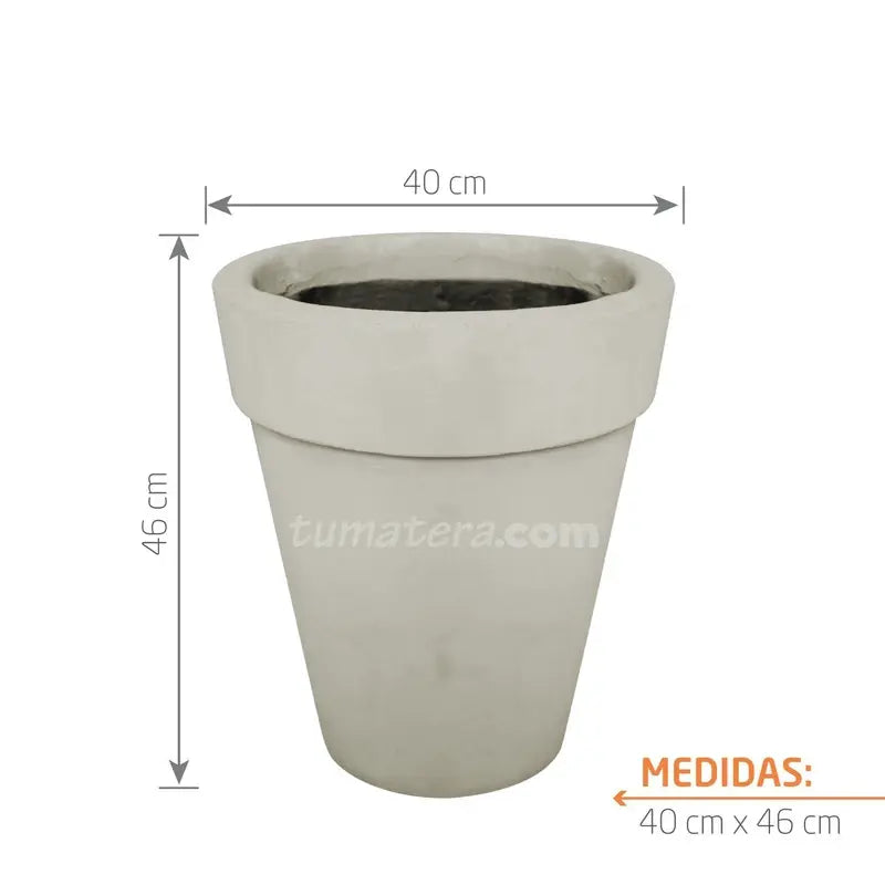 Matera Conica Cemento 46 Cm