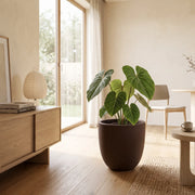 Matera en Cerámica Acanalada Cónica 32 cm - ambiente #ia cafe - Tumatera.co