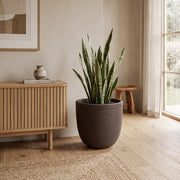 Matera en Cerámica Acanalada Cónica 38 cm - ambiente #ia cafe - Tumatera.co