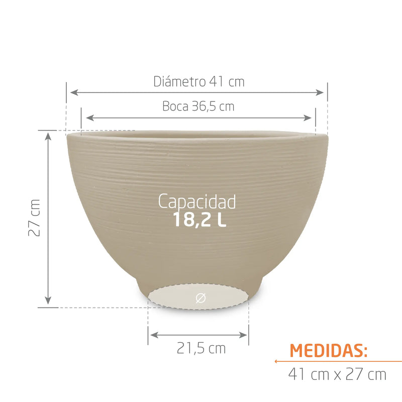 Matera Bowl en Arcilla 41 cm