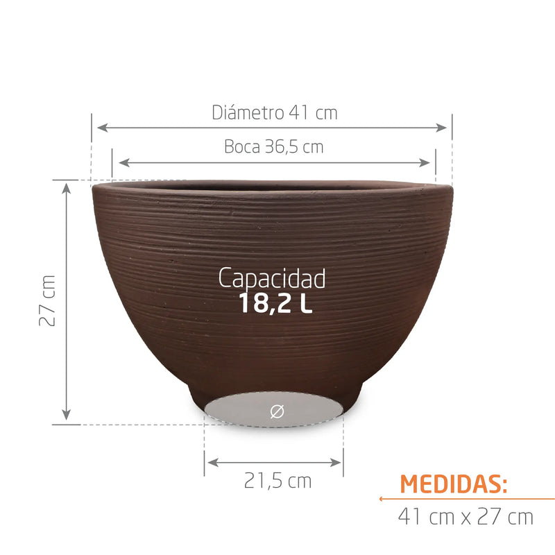 Matera Bowl en Arcilla 41 cm