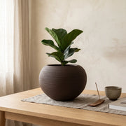 Esfera en Cerámica Acanalada 28 cm - ambiente #ia cafe - Tumatera.co