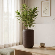 Matera en Ceramica Cilindrica Acanalada 24 cm - ambiente #ia cafe - Tumatera.co