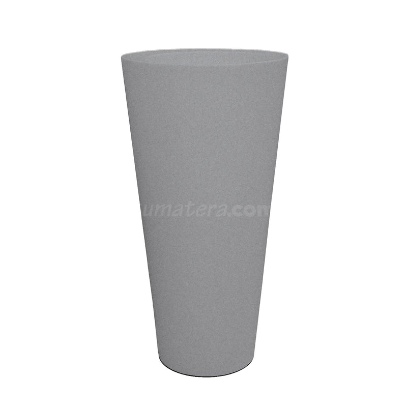 MATERA POLIETILENO CONE 60 X 118 CM GRIS PIEDRA - Tumatera.co