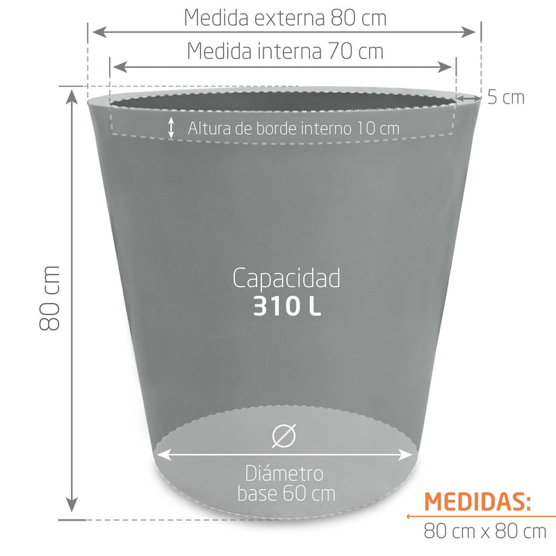 MATERA POLIETILENO 80 X 80 CM - Tumatera.co