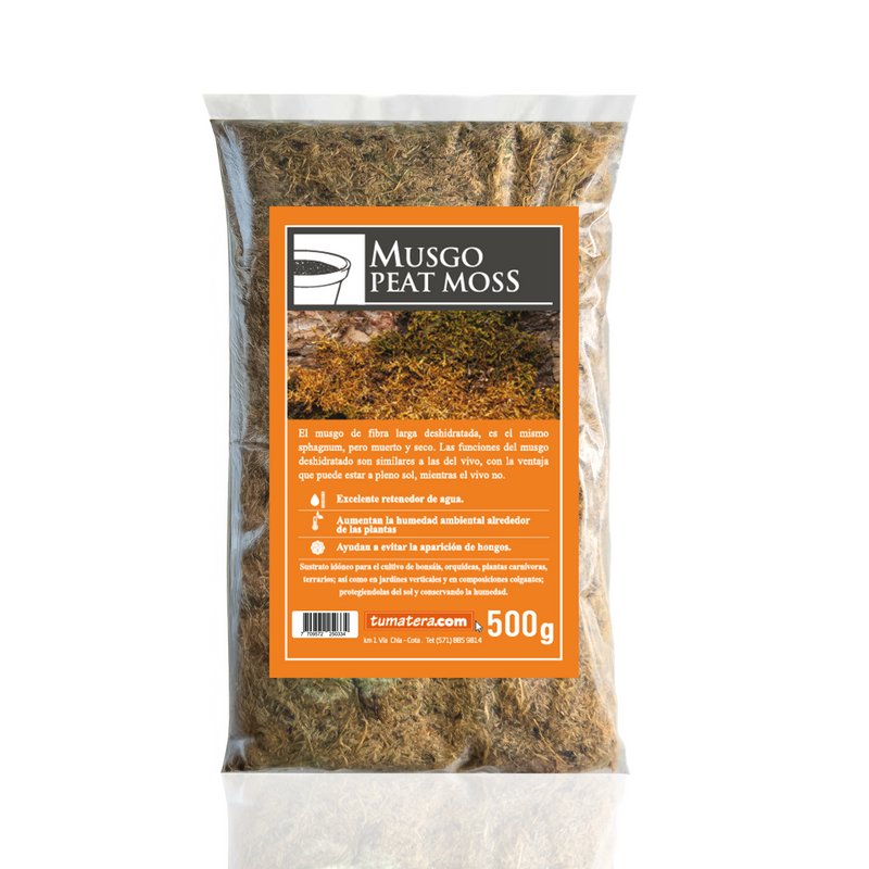 Sustrato Musgo Peat Moss x 500 g