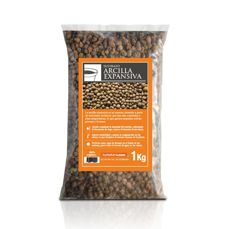 Sustrato Arcilla Expansiva 1 kg - Tumatera.co