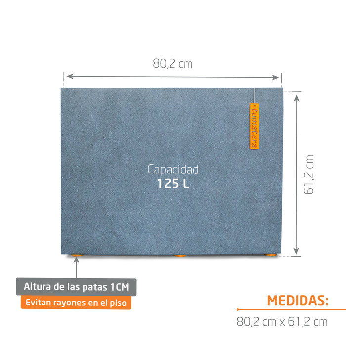 Jardinera Polistone 80 cm x 25 cm x 61 cm - Tumatera.com