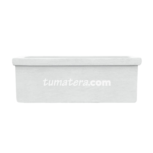 Jardinera Cemento Con Borde 80 X 35 Cm - Tumatera.co