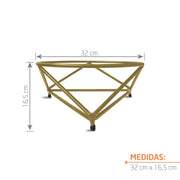 Base Metálica 32 X 15 Cm - Tumatera.co