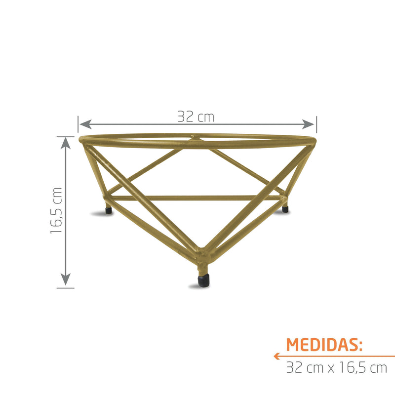 Base Metálica 32 X 15 Cm - Tumatera.co