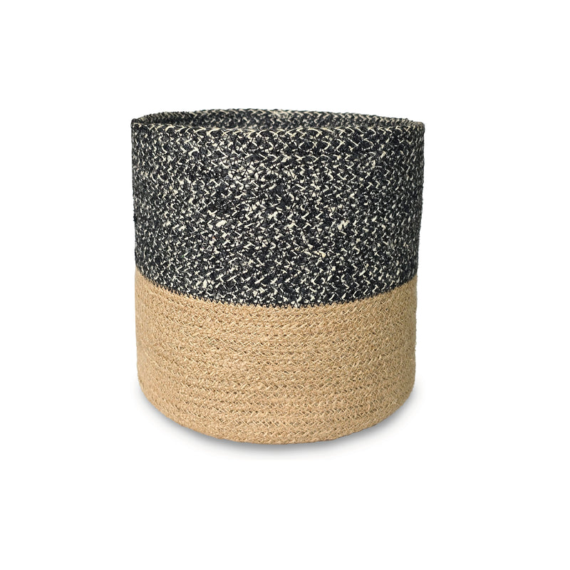 Cesta Cilindro De Yute 22 x 22 cm