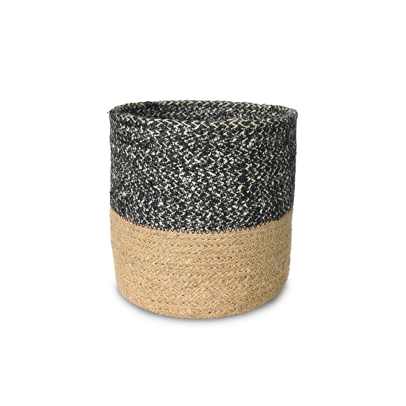 Cesta Cilindro De Yute 18 x 18 cm