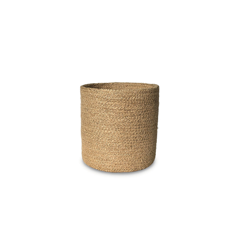 Cesta Cilindro De Yute 14 x 14 cm
