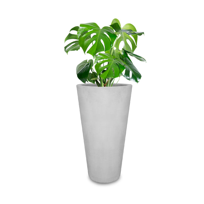 Combo Matera Cemento Cónica 61 cm con Balazo