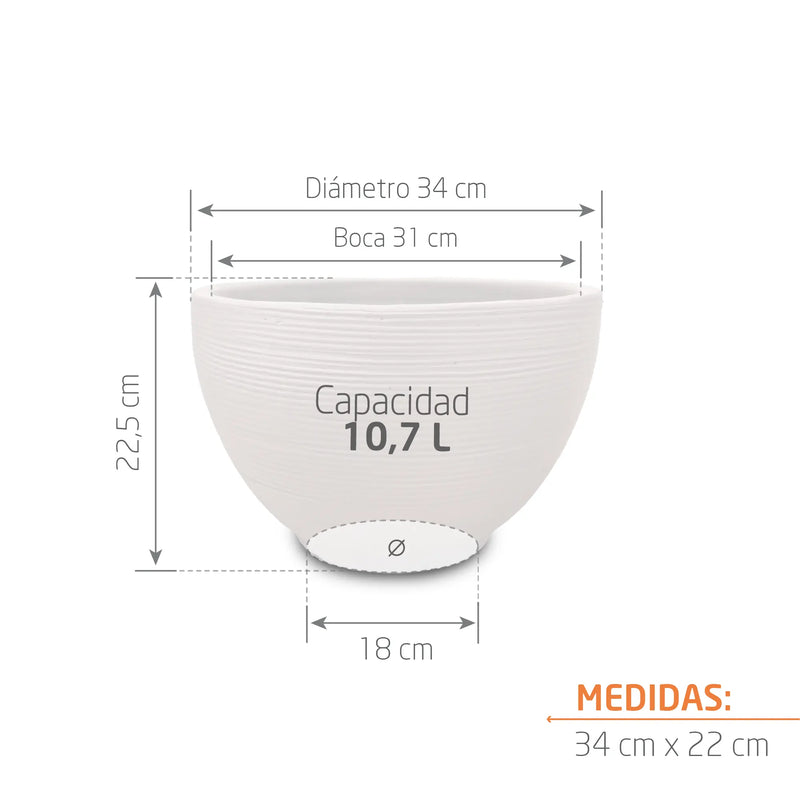 Matera Bowl en Arcilla 34 cm