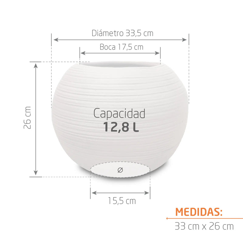 Esfera en Arcilla 34 cm