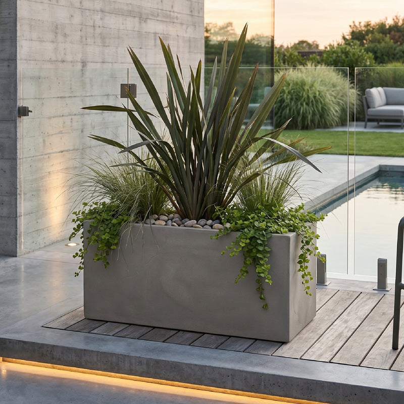 Jardinera Rectangular Sedna 80 cm