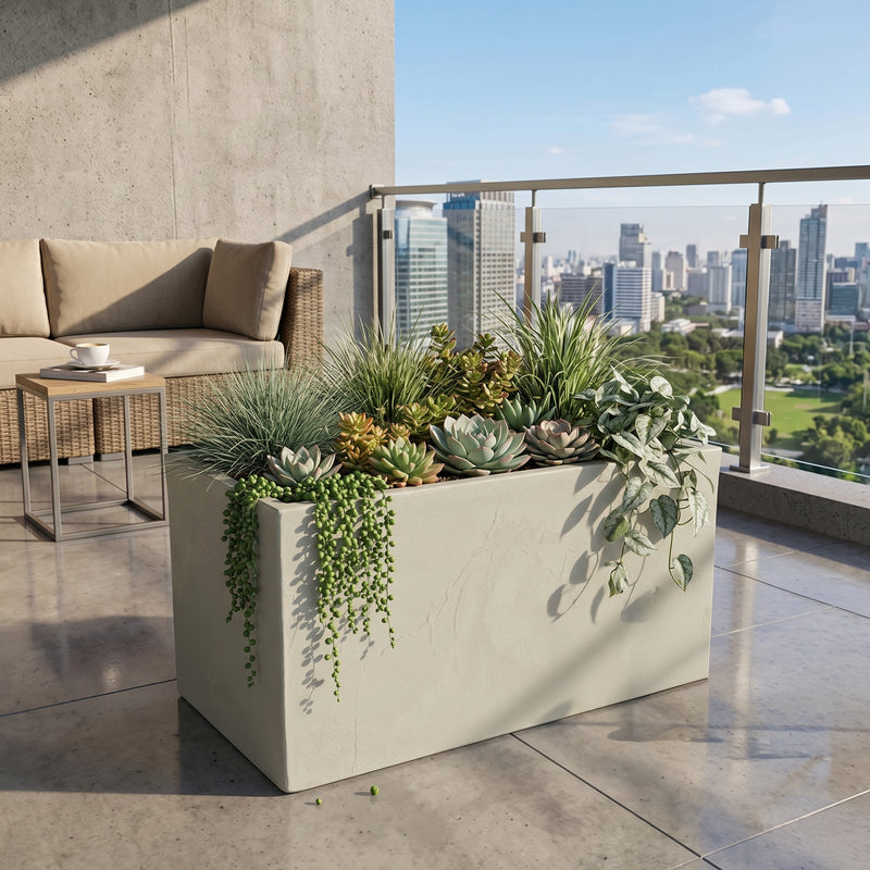 Jardinera Rectangular Sedna 80 cm