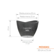 Matera Copacabana 30 x 23 cm - Tumatera.co