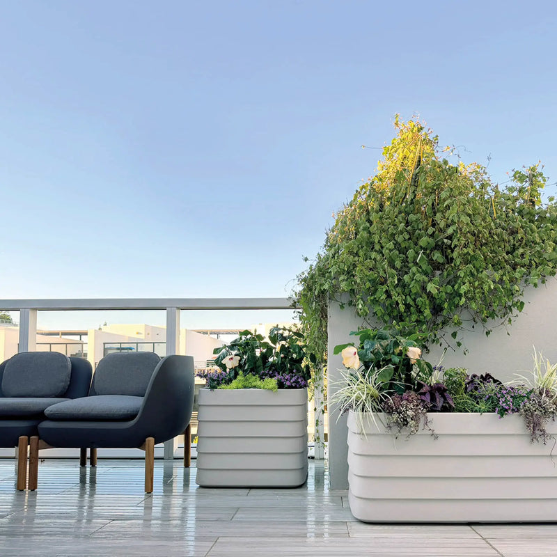 Jardinera Rectangular Slat 118 cm