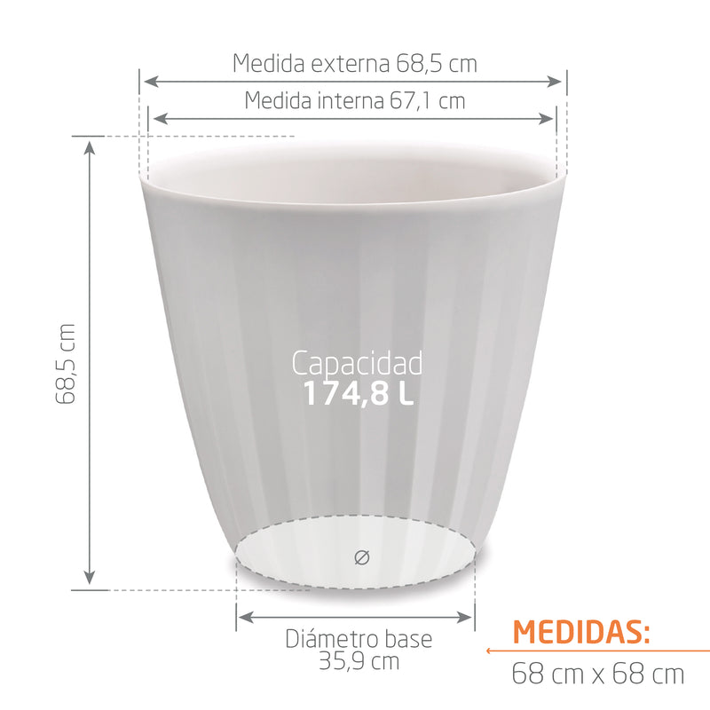 Matera Pleat 68 cm