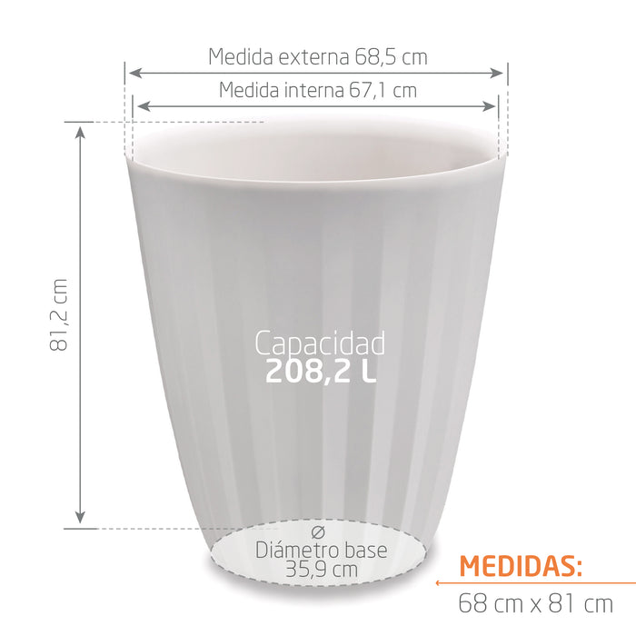 Matera Alta Pleat 81 cm