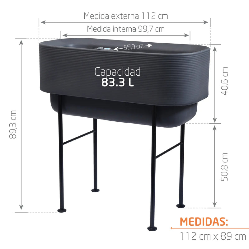 Jardinera Elevada Nest 112 x 89 cm