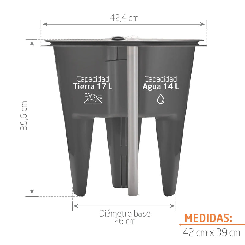 Insert con Sistema de Autorriego TruDrop 42 cm