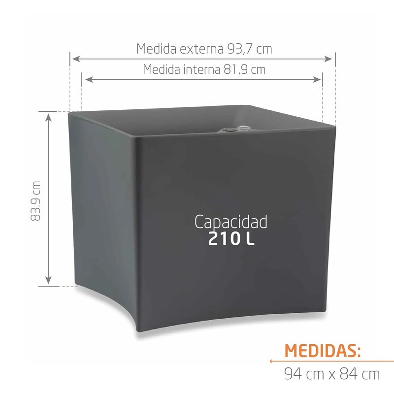Matera Cuadrada Pinch 93 cm