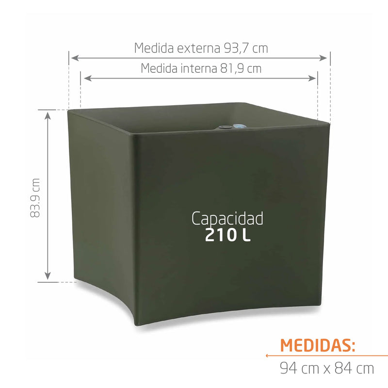 Matera Cuadrada Pinch 93 cm