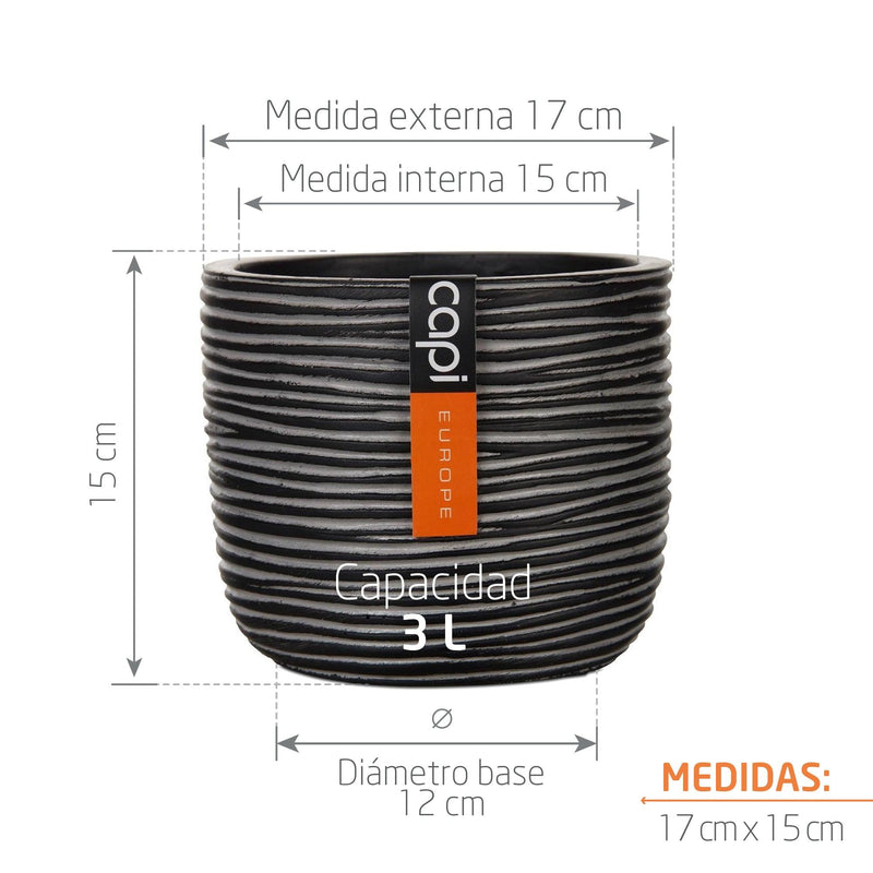 MATERA CONIC ROUND RIB 17 CM - Tumatera.co