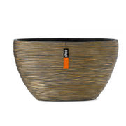 Matera Oval Rib Gold 59 Cm - Tumatera.co