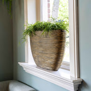 Matera Oval Rib Gold 59 Cm - Tumatera.co