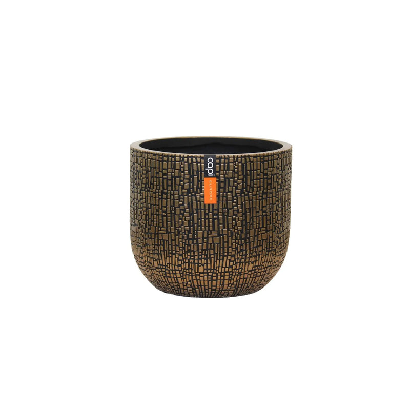 Matera Conic Round Skin Gold 14 cm - Tumatera.co