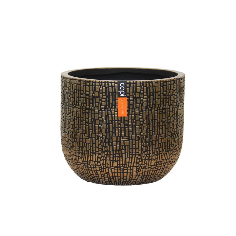 Matera Conic Round Skin Gold 17 cm - Tumatera.co