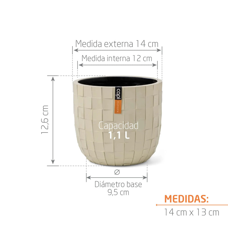 Matera Conic Round Blocks 14 cm - Tumatera.co