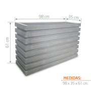 Jardinera Constructor 98 x 61 cm - Tumatera.co