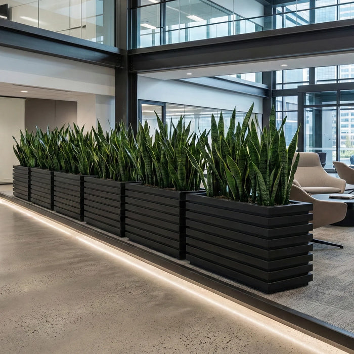 Jardinera Constructor 98 x 61 cm  negro - ambiente #ia - Tumatera.co