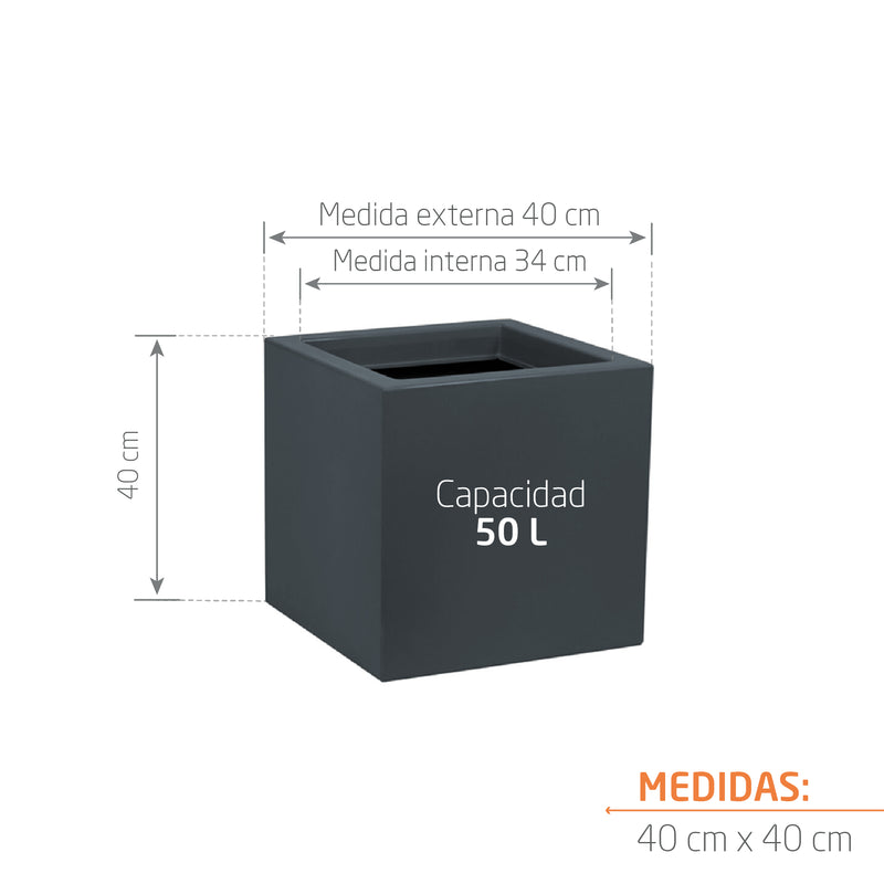 Matera Cuadrada Sedna 40 cm