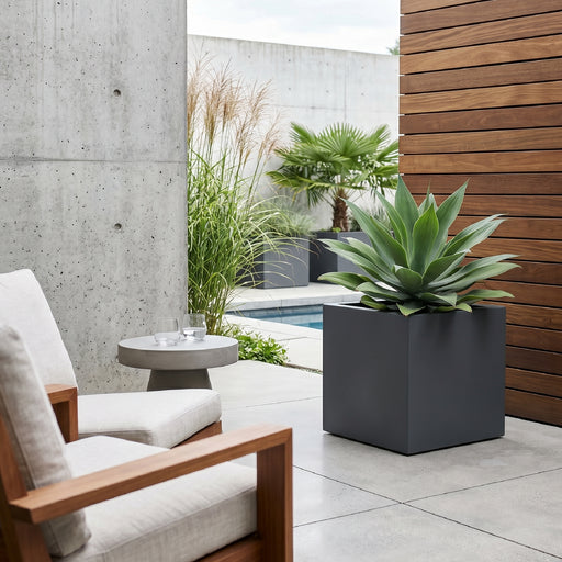 Matera Cuadrada Sedna 40 cm - ambiente antracita #ia - Tumatera.co
